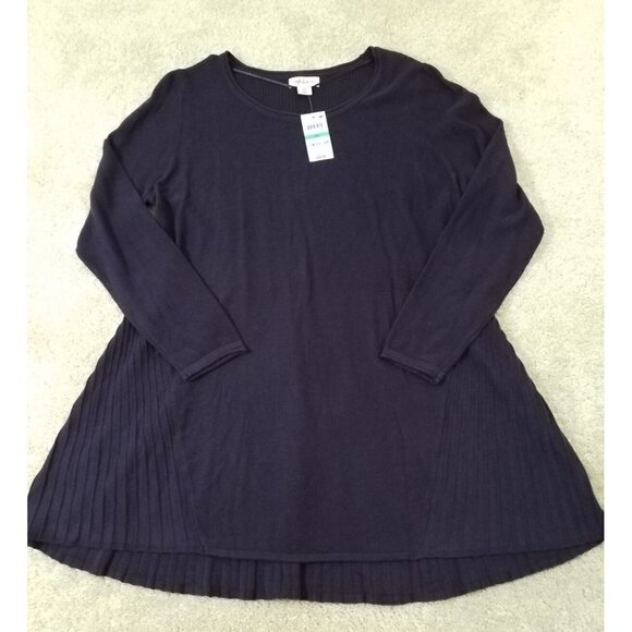 Style & Co.Woman~Plus Size 0X~Dark Grape High Low  Blouse Tunic NWT $56.50 - Picture 1 of 10